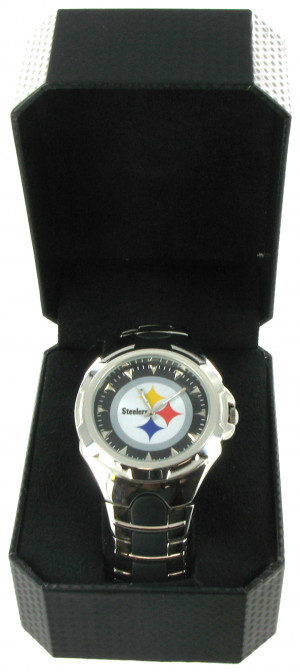 Game Time Watch Mens Pittsburgh Steelers Nfl Team Football Victory