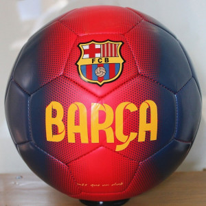 FC Barcelona Red Soccer Ball