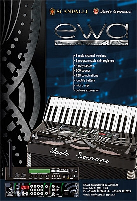 ... > Accordions > Piano Accordions > Paolo Soprani Electronic Accordion