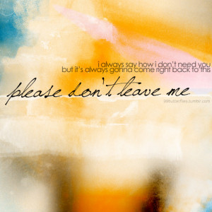 Please Don’t Leave Me - Pink