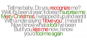 Last Christmas - Taylor SwiftRequest for shineforyouxo