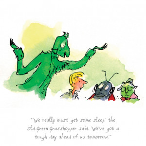... Roald Dahl's James and the Giant Peach illustrated by Quentin Blake