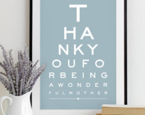 Sister Art Print Eye Chart Quote Typography Poster Gift
