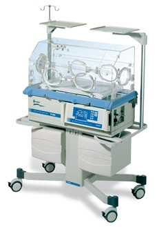 Model 1186 C infant incubator is a double walled hood with frontal and