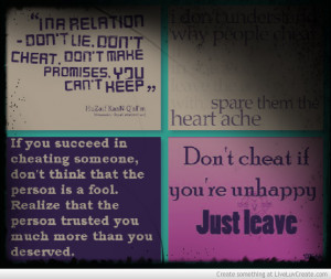 Dont Cheat Quotes