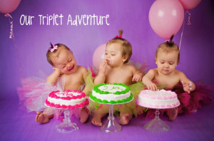 The picture of the triplets is their year old picture. As you can see ...