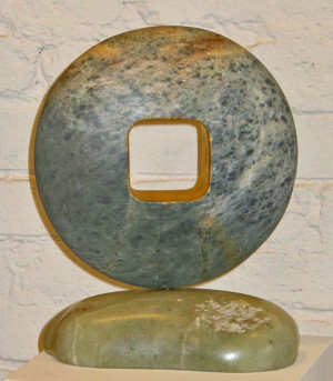 Sierra Soapstone, Myanmar Gold, 11h x 8w x 5d