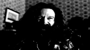 Black & White: Robin Williams as Alan Parrish in Jumanji