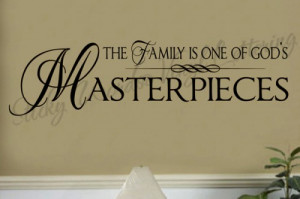 The family is one of 10x36 Vinyl Lettering Wall Quotes Words Sticky