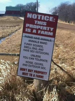 Farm Signs And Funny Quotes. QuotesGram