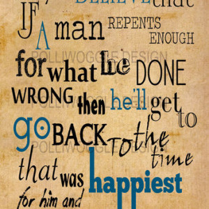 Do You Believe If A Man Repents... The Green Mile Movie Quote Poster ...