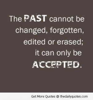 The Past Cannot Be Changed