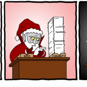 Hoping Vampire Santa Brings You a Very Dark Christmas In Comic By ...