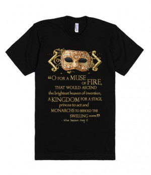 Shakespeare's Henry V Quote (Gold Version)