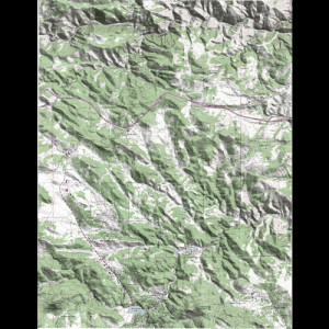 TOPO Shaded Relief Medium Resolution entire USA