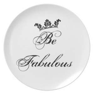 70 and Fabulous Birthday Designs Party Plate