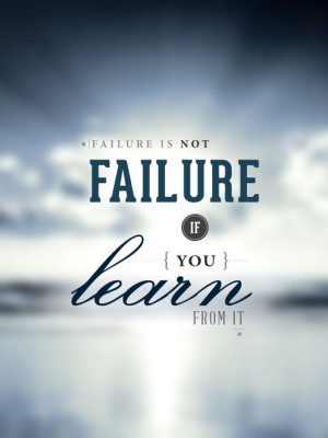 Failure Quote - Buy magnets and prints with motivational quotes at ...