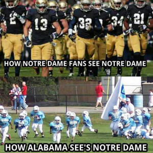 Everyone’s making fun of Notre Dame