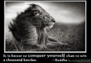 It is better to conquer yourself - Leadership Quotes FB DPs