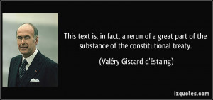 This text is, in fact, a rerun of a great part of the substance of the ...