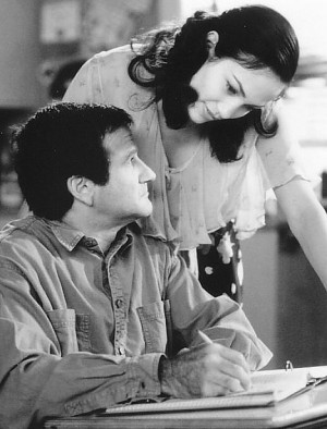 Still of Jennifer Lopez and Robin Williams in Jack (1996)