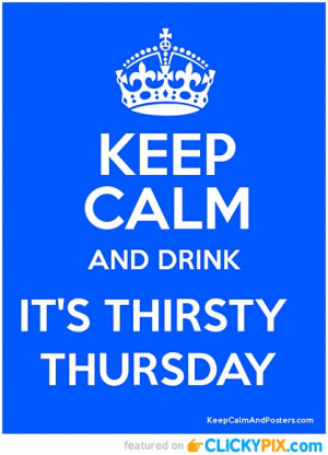 Happy Thirsty Thursday Greetings