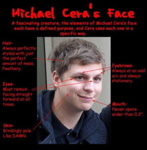 Michael Cera's face