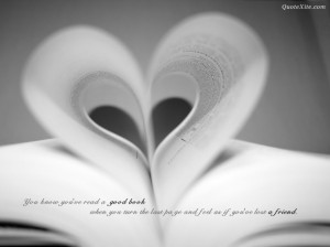 Life Quote On The Garden Of Books And The Love Paper