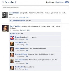 Benjamin Franklin Facebook