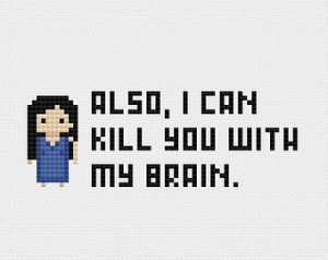 Firefly: I Can Kill You With My Brain Cross Stitch Pattern PDF Instant ...