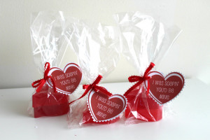 ... soaps would make a great Valentine gift for co-workers or friends