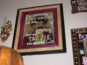 Portraits Quotes And Sayings: Dazzie Quote With Picture Framed On The ...