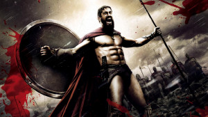 300 Spartan Warrior Rage Strong Gerard Butler