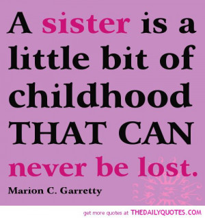 Sister Poems And Quotes Sister Quotes and Poems