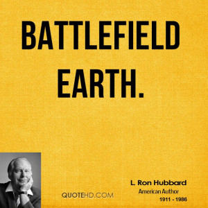 Battlefield Earth.