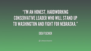 ... leader who will stand up to Washington and fight for Nebraska