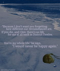 Hunger games cute between peeta an Katniss