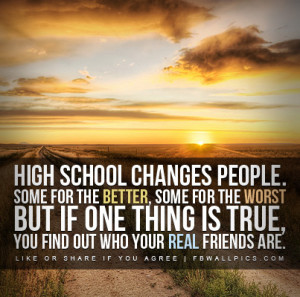 High School Changes People Quote Picture