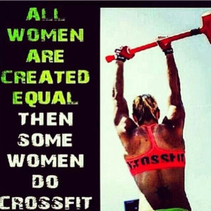 Crossfit women are awesome
