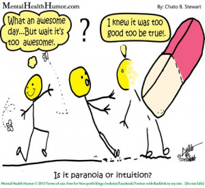 Intuition Cartoon Is it paranoia or intuition?