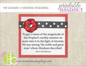 ... printable handout this printable handout is about the prophet joseph