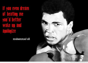 Muhammad Ali being his normal self. lol