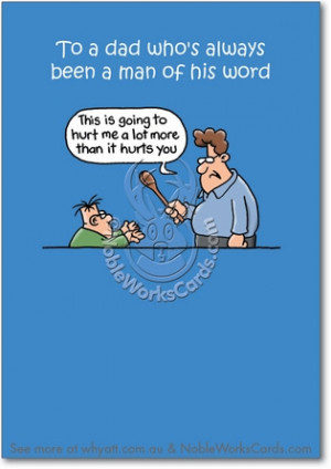 Tim Whyatt Man Of His Word Inappropriate Humor Father's Day Greeting ...