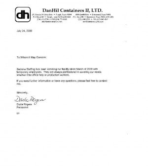 Client/Customer References