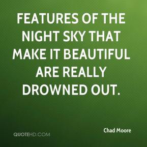 Features of the night sky that make it beautiful are really drowned ...
