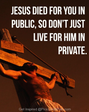 Dont be Ashamed to Love JESUS