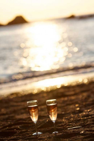 champagne beaches wedding anniversaries champagne sunsets champagne ...