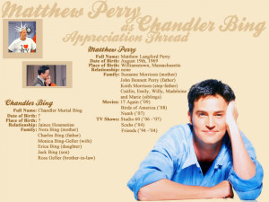Matthew/Chandler thread ~ 