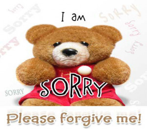 Sorry Card, I'm sorry...please forgive me card ***