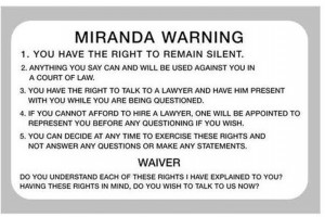 Miranda v. Arizona
